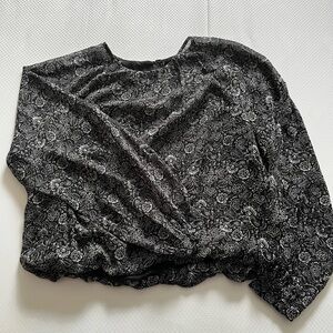 Dex balloon hem blouse